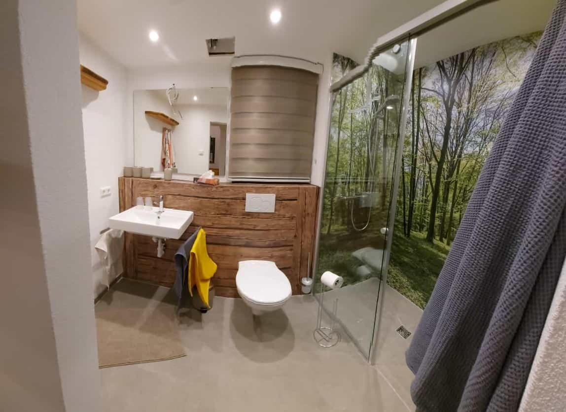 Ferienhaus: Mitten Auf Dem Reiterhof エーリンゲン エクステリア 写真